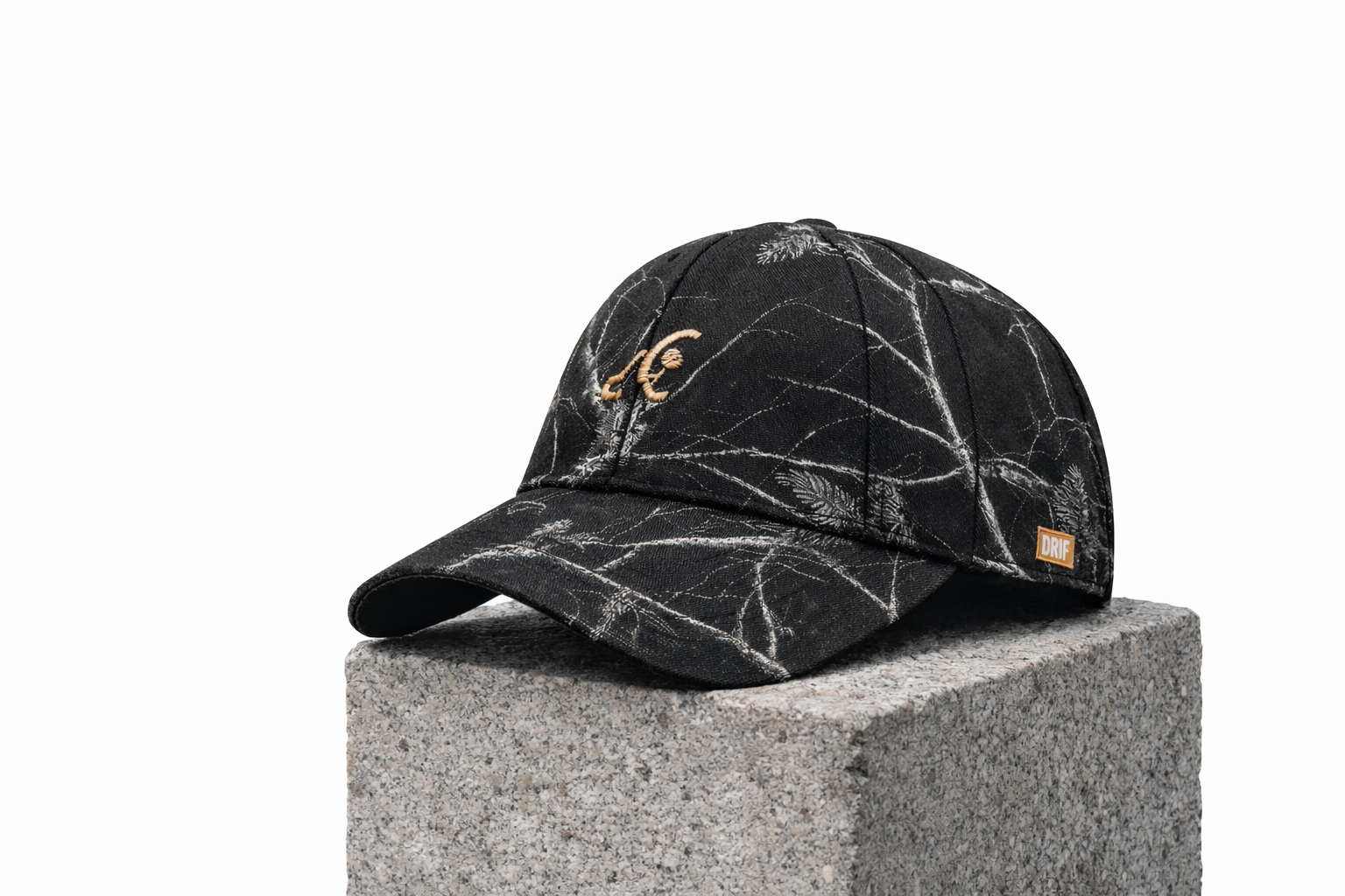 Casquette Ajustable Camouflage Noir